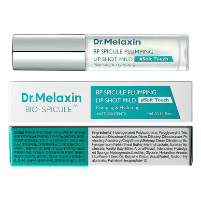 Dr.Melaxin BP Spicule Plumping Lip Shot Maxi Microneedle Lip Plumper for Fuller Lips &amp; Smooth Texture, Hyaluronic Acid &amp; Peptides for Volume &amp; Fine Line Care, Korean Lip Treatment